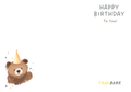 Lahza birthday card